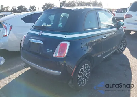 2012 Fiat 500 Lounge из США, поврежденный, VIN 3C3CFFCR5CT287694